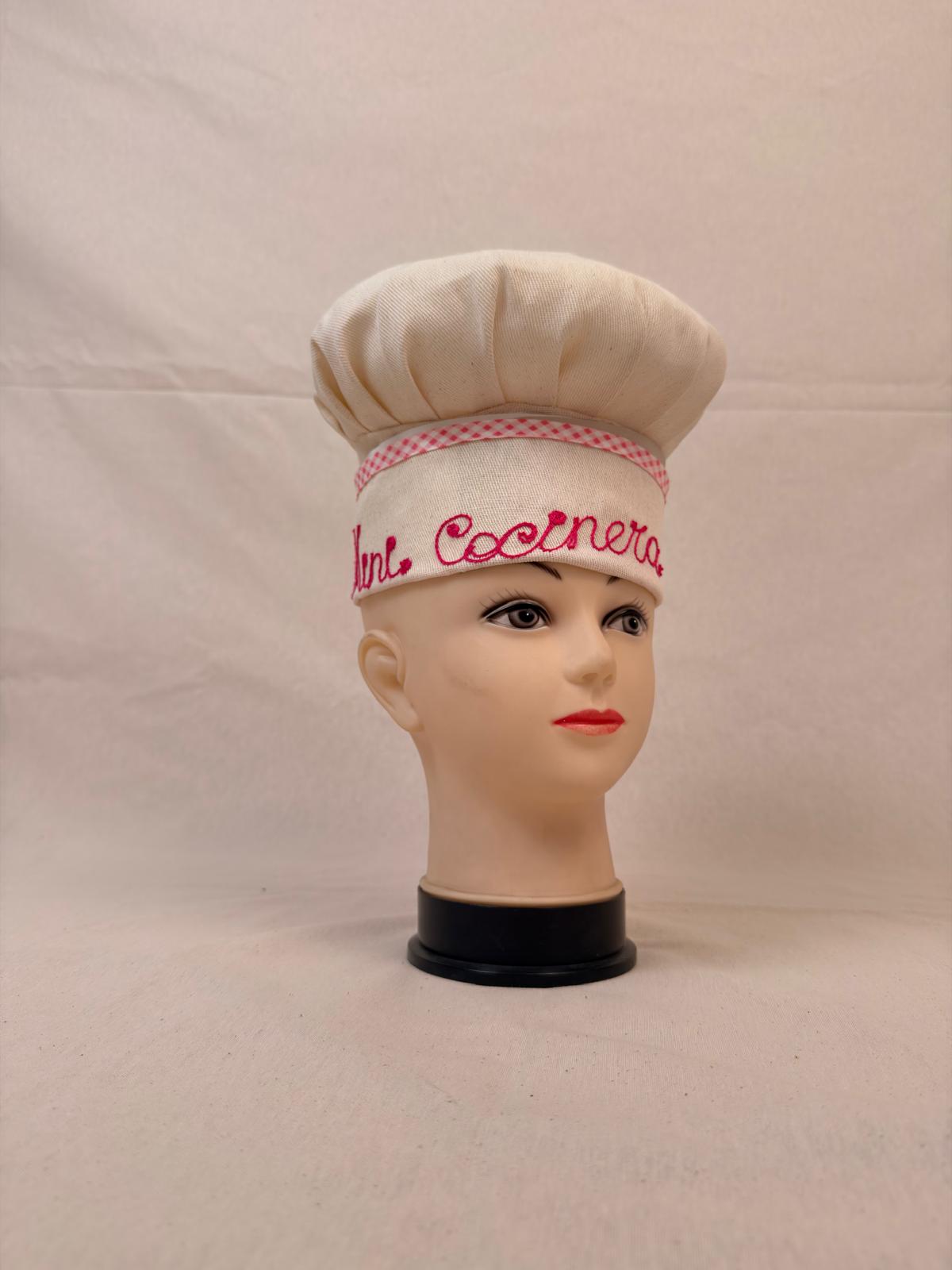Gorra de cocina para niño